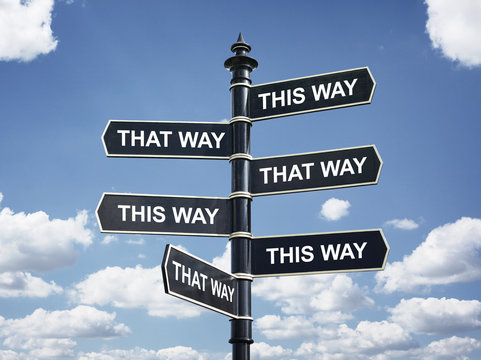 Naklejki Which way to go?