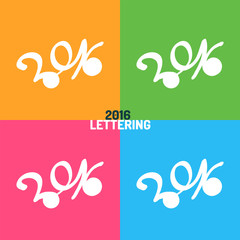 New Year hand-drawn lettering