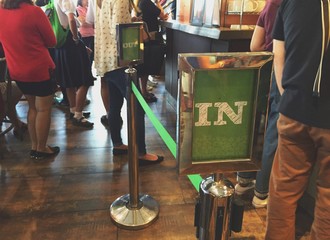 people buying some drink