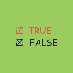 True and False icon