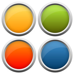 button collection four colors