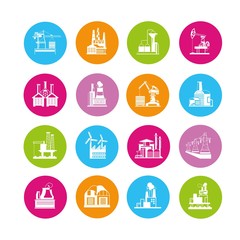 factory building icons