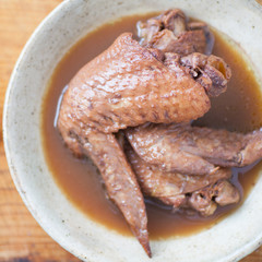 Five spice stew Chicken wings and Fragrant eggs