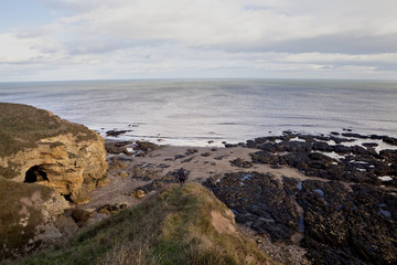 Fototapeta na wymiar Durham Heritage Coast. From Sunderland to Hartleypool, the Durham Heritage Coast has emerged from its industrial past to an area of Heritage Coast Status with one of the finest coasts in England.