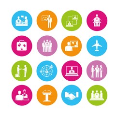 business meeting icons