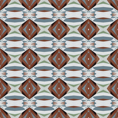 Seamless abstract pattern in ethnic style