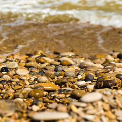 stone and sand