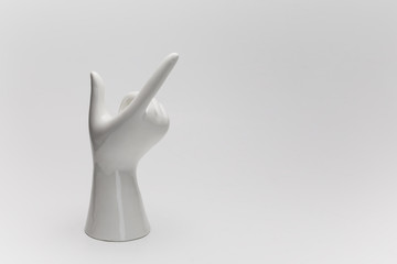 도자기 손가락 모형