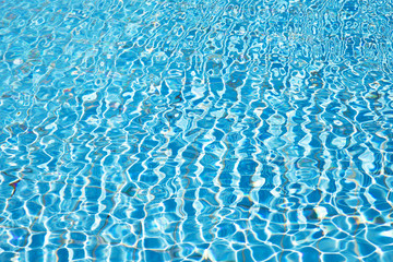 water with sun reflections