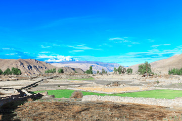 landscape in Andes. Peru.