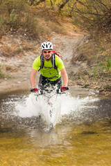Obraz premium Travel by bike.