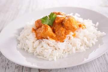 spicy chicken and rice