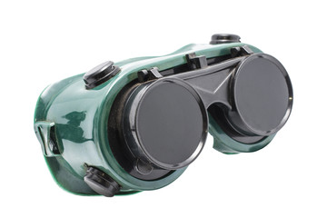 welding goggles isolated