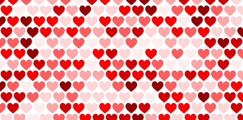 Valentine's background with hearts.