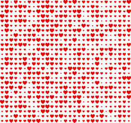 Fototapeta na wymiar Valentine's background with hearts.
