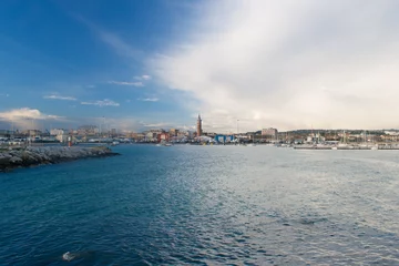 Zelfklevend Fotobehang Civitanova Marche seaport © andrealuciani