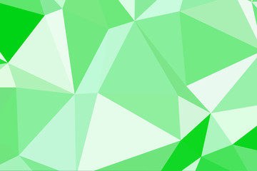green geometric rumpled triangular low poly origami style gradie