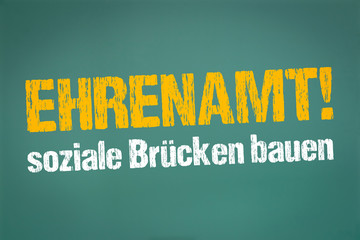Ehrenamt! soziale Brücken bauen