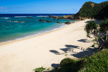 沖縄のビーチ・アダンビーチ
