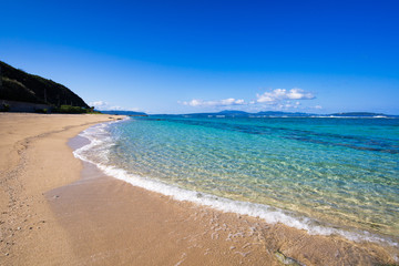 Fototapeta premium 沖縄のビーチ・根路銘海岸 