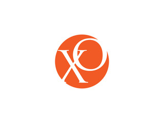 Double XO letter logo