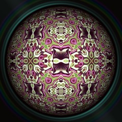Abstract decorative sphere, ball, lens - pattern
