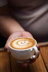 how to make latte art coffee