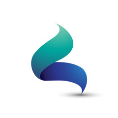 Fototapeta premium S Flame Logo