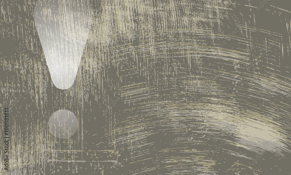 Poster vector abstract scratched background and transparent exclamation