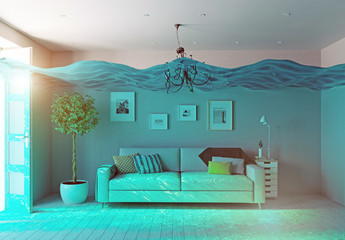 underwater  flooding interior