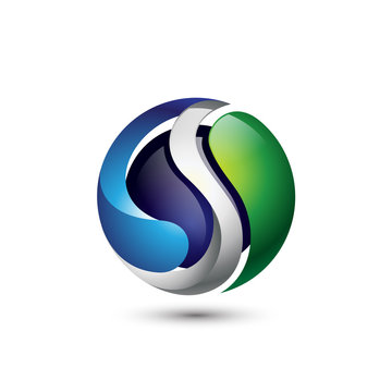 Abstract Sphere Logo