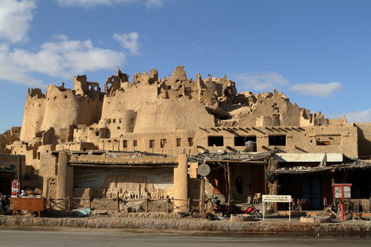 Die alte Oasen Stadt Siwa in der Sahara von &Auml;gypten