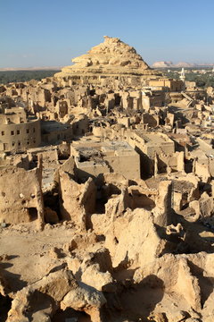 Die alte Oasen Stadt Siwa in der Sahara von &Auml;gypten 