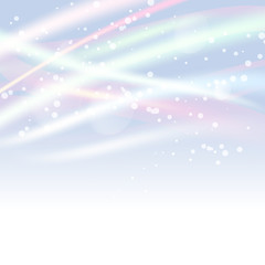 light rays on light blue background. vector