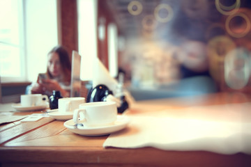 Breakfast in the cafe