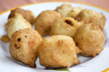 fried zeppole of St Joseph