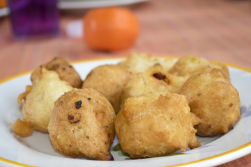 fried zeppole of St Joseph