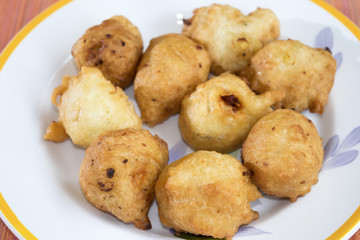 fried zeppole of St Joseph