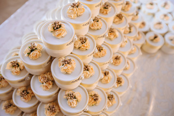 Boxes with candies. Presents