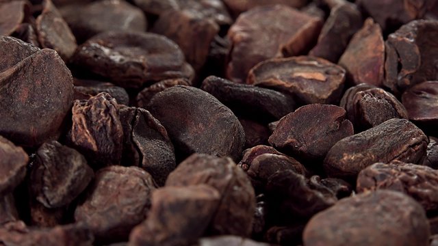 Heap of rotating Kola Nuts as not loopable 4K UHD footage