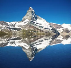 Crédence de cuisine en verre imprimé Cervin Matterhorn, Zermatt