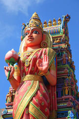 Hindu Goddess Parasakthi statue