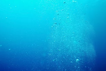 Door stickers Turquoise Texture sea water underwater