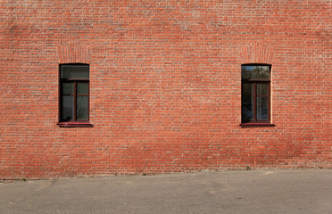 Obraz na płótnie Canvas Brick wall with a window