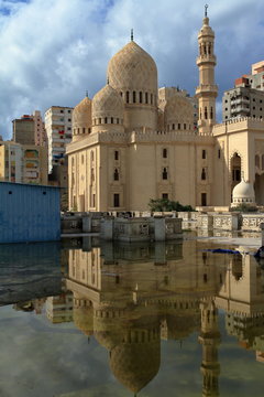 Moschee in Alexandria in &Auml;gypten 