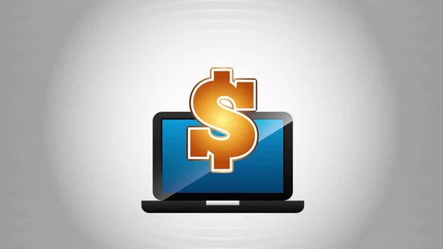 Computer and  money design, Video Animation