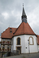 Obraz premium Spitalkirche in Forchheim, Franken, Deutschland