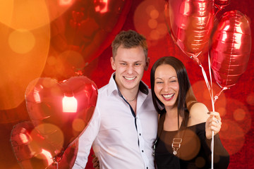 Valentinstag Verliebte Pärchen