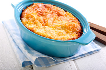 Cauliflower and cheese gratin