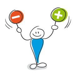 Stick Figure Series Blue